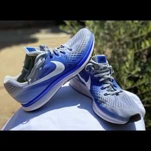 Nike Blue and Gray Sneakers